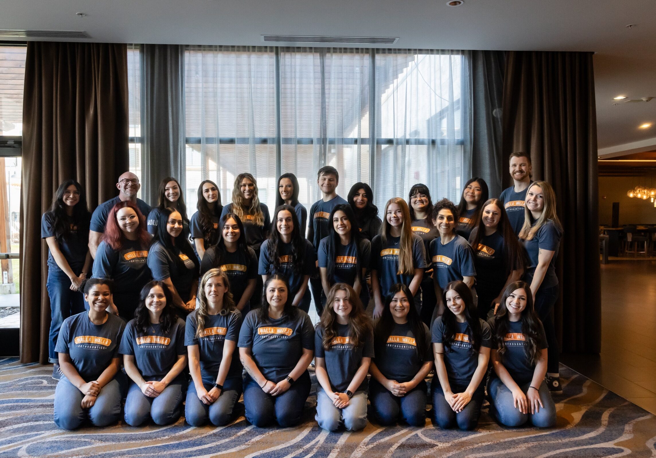 WW Team Photo 2 Walla Walla Orthodontics team photo with doctors and staff